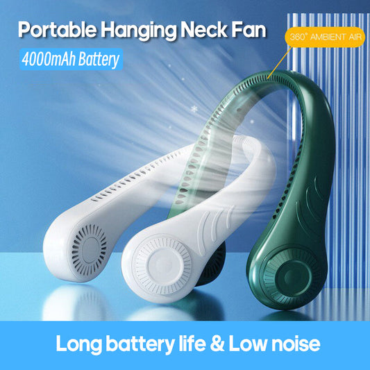 Portable Hanging Neck Fan