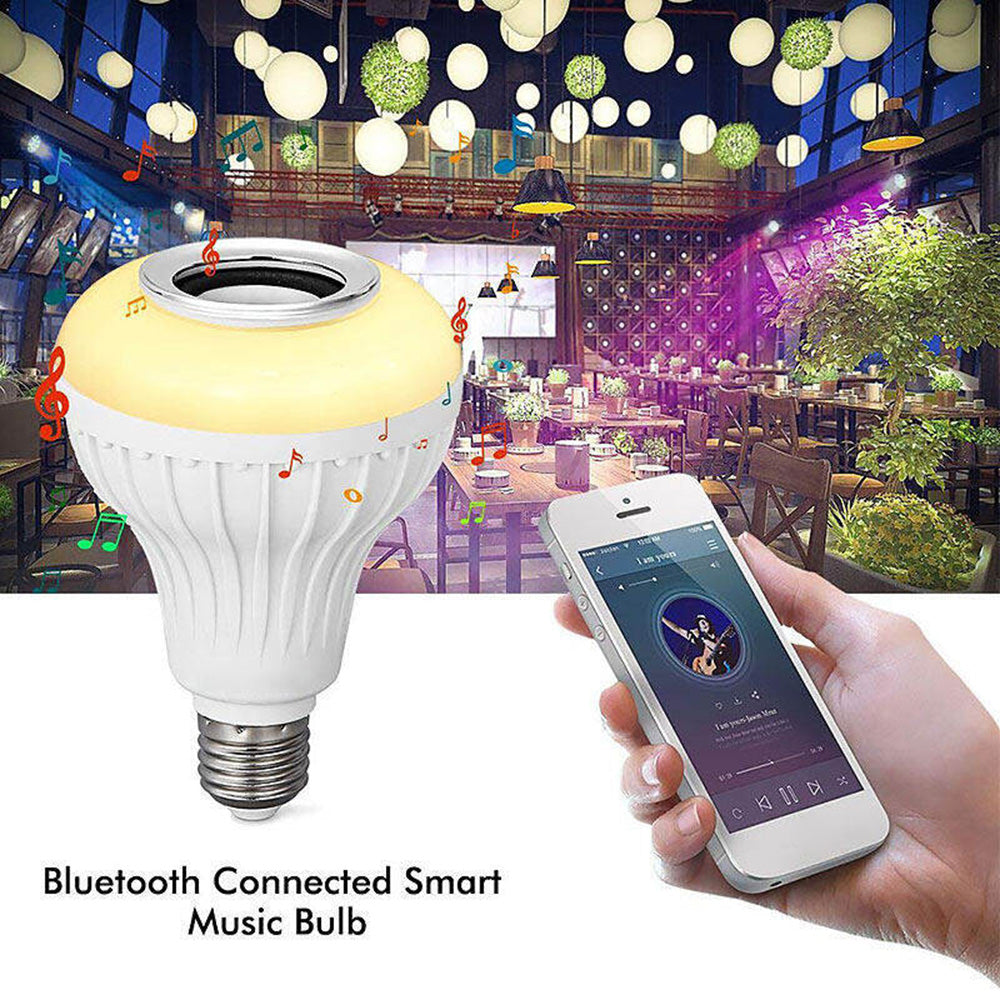 RGBW Bluetooth Speaker Music Bulb