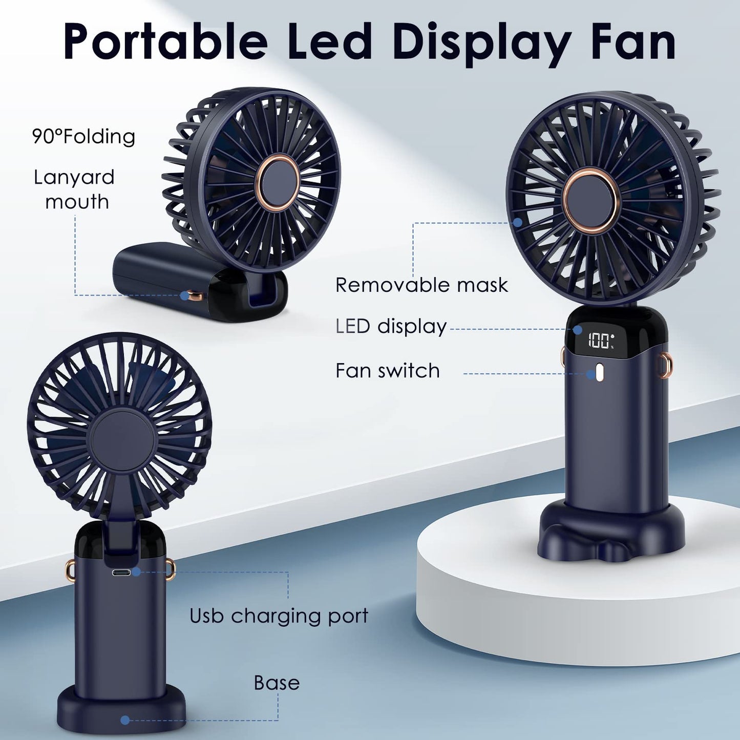 X5 Led Digital display Fan