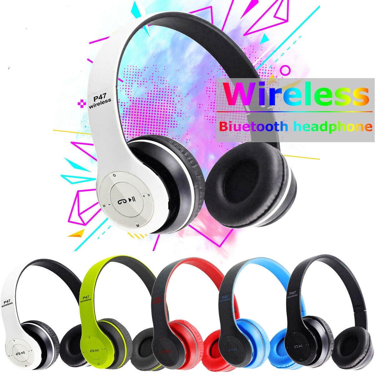 P47 Wireless Headphones